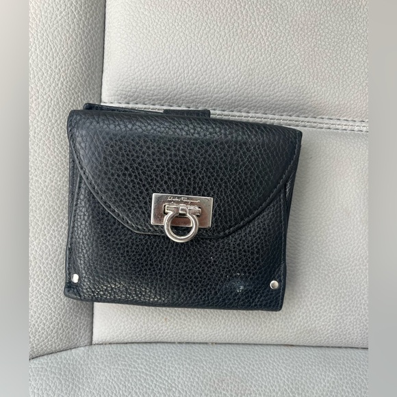 Salvatore Ferragamo Handbags - Ferregamo black wallet